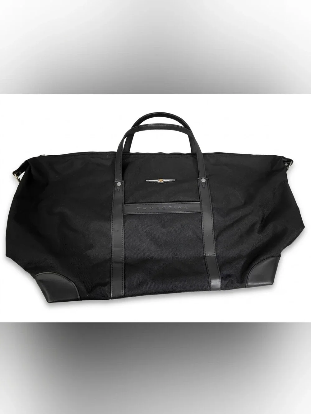 Chrysler Crossfire Touring Gear Duffel Bag Black Travel Weekender Bag 26x14